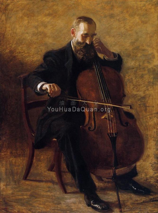 The Cello Player - 托马斯·伊肯斯